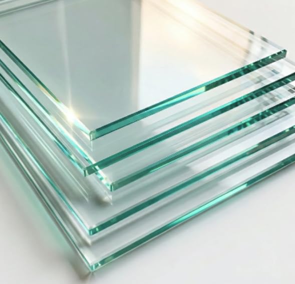 Custom Cut to Size Glass -1/8' 5/32' 3/16' 1/4' 3/8' Thickness | Tempered Glass for Shelves...