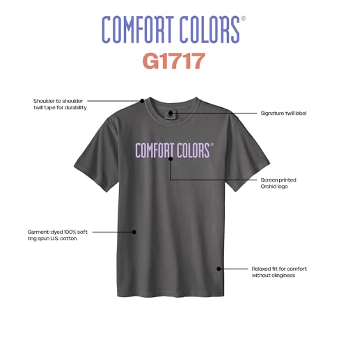 Image of Comfort Colors Adult Heavyweight Short Sleeve Tee, Style G1717 /G1745, Multipack