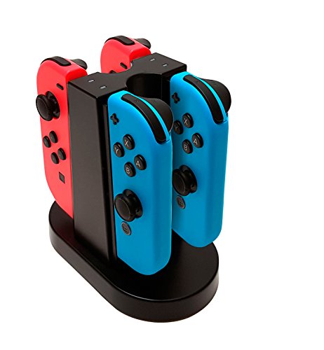 BigBen Nintendo Switch - Quad Charging Station für Joy-Con Controller / Ladestation für 4 Joy-Con Controller