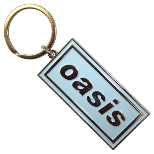 Oasis Logo Sky u[ Band Logo L[z_[ Keychain Size One Size