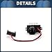 INFINAUTO HVAC Blower Motor Resistor, Heater Blower Resistor No.2710000QAC for Renault Clio MK1 1990-1998