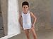 Brix Boys' White Tank 100% Cotton - Super Soft Undershirts 4-Pack Tank Tops. 1/2