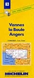 Carte routière : Vannes - La Baule - Angers, 63, 1/200000