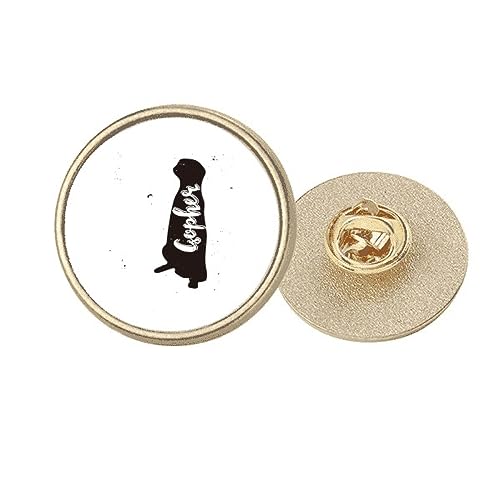 Broche girafe noire et blanche pour sublimer un blazer de bureau