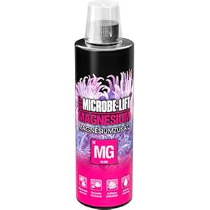 MICROBE-LIFT Magnesium – 473 ml – Hochreiner Magnesiumzusatz für Korallen in Meerwasseraquarien, unterstützt gesundes Wachstum und Stabilität des Ökosystems.