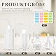 SPOKKI 4 Stück Spritzflasche 250ml 500ml Laborflasche Waschflasche Dosierflasche Gießflasche für Pflanzenbewässerung Laborreinigung Tattoo Wasch mit gebogener Düse, Trichter, Spitzdeckel, Etikett