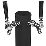 Redwood Brew Supply Keg Tower Insulator Custom, Neoprene Beer Tower Cover, Customizable Size, End Fo