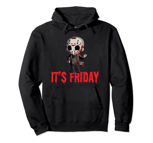 Divertido Viernes 13 Divertido Halloween Horror Sudadera con Capucha