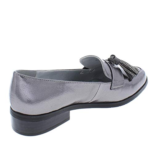 Image of Kenneth Cole Reaction Women's Jet Ahead Dress Loafer with Tassel Detail Fabric Slip-On