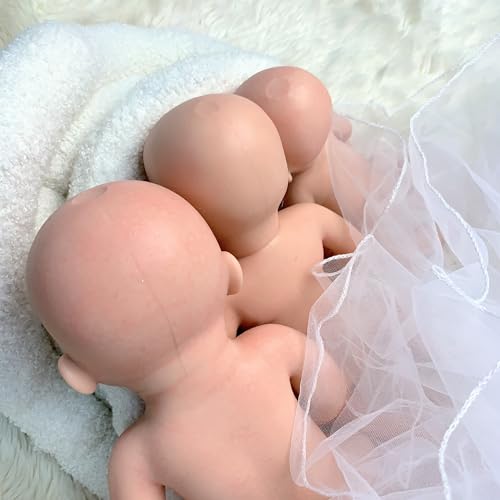 Muñeca Reborn de Silicona 13 pulgadas con Kit de Alimentación miniatura 6