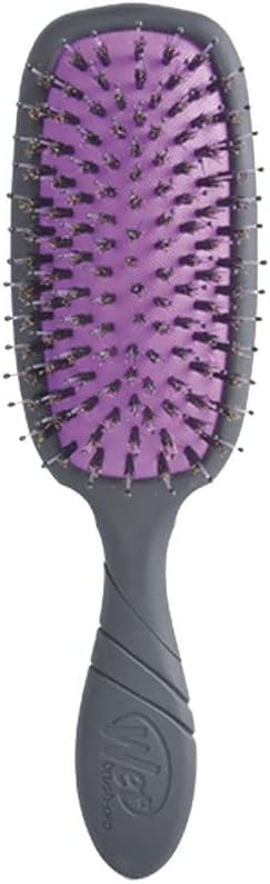 Wet Brush Pro Shine Enhancer, Cepillo De Pelo, Color Negro/Purpura (Black/Purple)