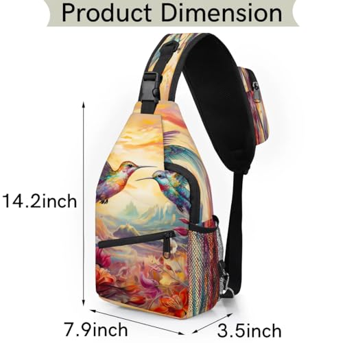 Bolso cruzado unisex para viaje y senderismo miniatura 2