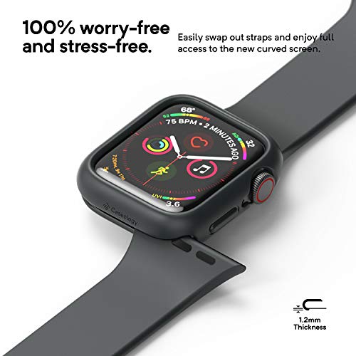 Caseology Nero hoesje Compatibel met Apple Watch 45mm Series 7/ 44mm SE, Series 6 (2020), Series 5 (2019), Series 4… - Image 4