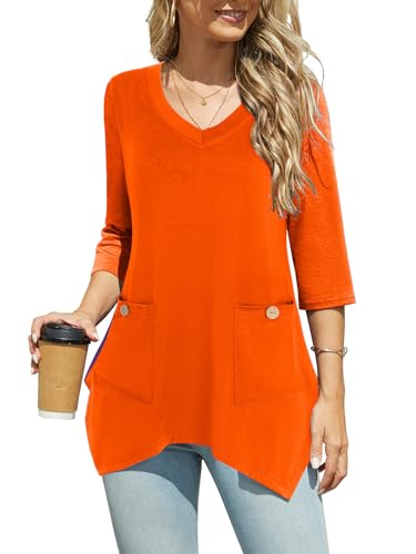 Image of Bulotus Womens Sweaters 2025 Winter Cowl Neck Long Asymmetrical Tunic Sweaters for Leggings Holiday Vacation Tops
