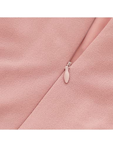 Image of HomRain Wedding Guest Dresses for Women Vintage Short Sleeves Casual Fit and Flare Cocktail Formal Dress for Tea Party