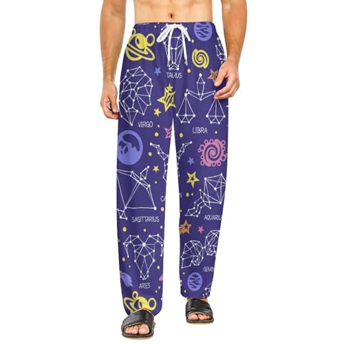 Pantalon de détente constellation bas de pyjama long pour vos soirées cocooning