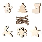 🌲【Amplia gama de usos】:Es adecuado para decorar la sala de estar, el dormitorio, la cocina y otros lugares para crear un hermoso ambiente festivo; El alce, el muñeco de nieve, Papá Noel y otros colgantes son más navideños y dan color a la vida.