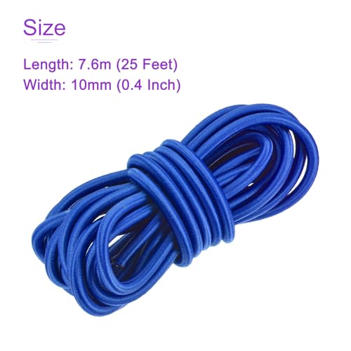 Cuerda elástica azul de 25 pies para solucionar cargas 3