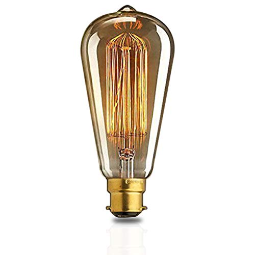 KJLARS Edison Vintage lampadina ST64 B22 40W