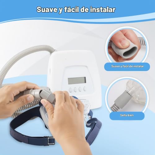 Miniatura 4 de Nidreamce Tubo De Cpap Universal180 Cm,Tubo Respiración 22 Mm Para Respirador Ventilador, Accesorio Terapia Apnea Sueño, Uso Hospital Hogar Cpap Manguera