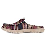 Kickback Chaise Classic Mules da Uomo Senza Tallone – Zoccoli in Tela Casual Slip‑On – Scarpe Estive Comode per Interni ed Esterni, Spiaggia e Viaggio con Suola Antiscivolo – Hacky Sack Black, EU 46