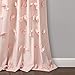 Lush Decor Riley Light Filtering Window Curtain Panel, Single 54