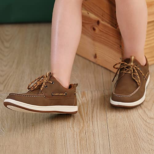 Hawkwell Kids Boys Loafer Casual School Flat Boat Shoes(Toddler/Little Kid)3