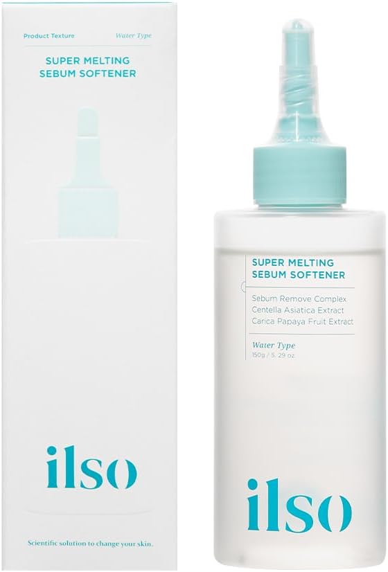 ILSO Super Melting Sebum Softener, Pore Cleansing Solution, Melts Away Blackheads & Sebum, Korean Skincare