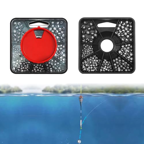 OMCGG 179PCS Split Shot Fishing Weights, 7 Way Dispenser Fishing Split Shot Split Carp Fishing Weights Soft Metal Alloy Fishing Sinkers Dispenser Weights Tackle for Carp Coarse Angling - Image 7