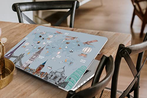 Image of DWELLSINDIA 7 Wonders Skin /Sticker for Laptops Upto 15.6 Inch Suitable for HP, Lenovo, Dell, Acer, Asus (HD Quality) Pack of 1