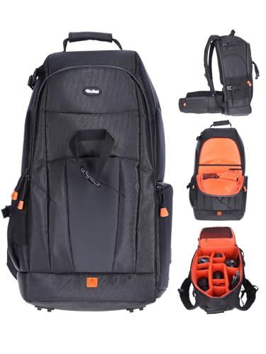 Mochila para Cámara, Rollei Fotoliner Mochila Fotografía Profesional con Compartimento para...