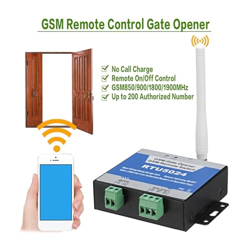 Interruptor de relé GSM 4G Goor para sustituir el control remoto del garaje 5