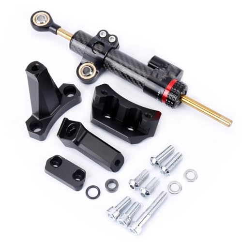 �X�e�A�����O�X�^�r���C�U�[ Compatible With Ninja 500 2024- For Ninja 400 2018-2024 �I�[�g�o�C�X�e�A�����O�_���p�[�u���P�b�g�X�e�A�����O�_���p�[�X�^�r���C�U�[�L�b�g���j�o�[�T��(Black2)