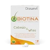 Biotina para el Cabello 400 mcg | Cabello, Piel y Uñas con Zinc | Drasanvi