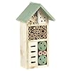 Pet Ting Houten Insect Bijenhuis Natuurlijke Houten Bug Hotel Schuilplaats Tuin Nestdoos 26cm