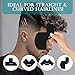 Enhancement Card for Barbers with Measurement Indicators, Reusable Hairline Shaping Tool, Beard Line Up Template, Color Spray Edge Line Up Tool, Easy to Clean Hairline Maker Guide for Barbers