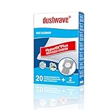 20 Staubsaugerbeutel + 2 Filter mehrlagiges Micro-Vlies für SIEMENS, BOSCH geeignet und kompatibel mit Swirl S71 - dustwave® Markenstaubbeutel Made in Germany