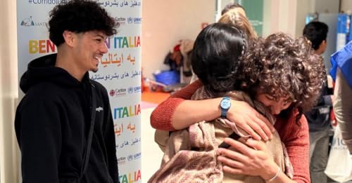 Da Kabul a Trieste, l'abbraccio tra Zainab e Sara
