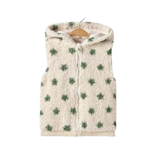 Baby Girl Hooded Fleece Vest for Infants