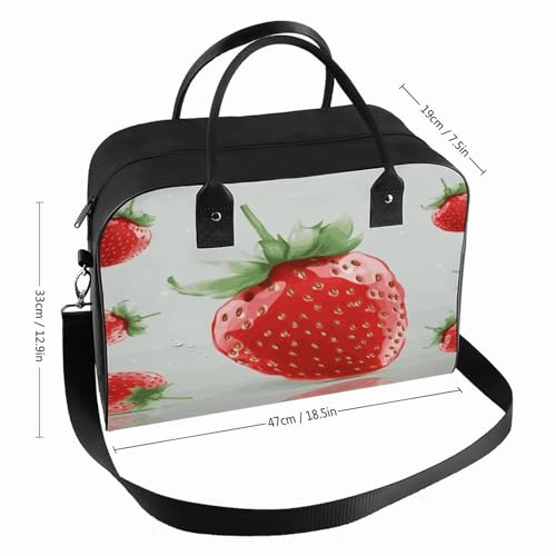 Maletín liviano para laptop unisex color fresas miniatura 2