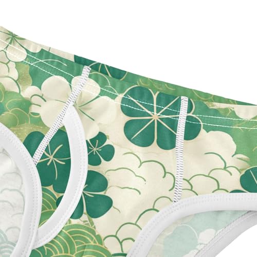 KLL Seamless Made Shamrocks Happy St Toddler Boy Pure Cotton Underwear Briefs Breathable Children Undies4