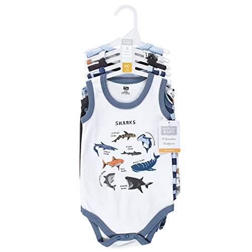 Image of Hudson Baby Unisex Baby Cotton Sleeveless Bodysuits