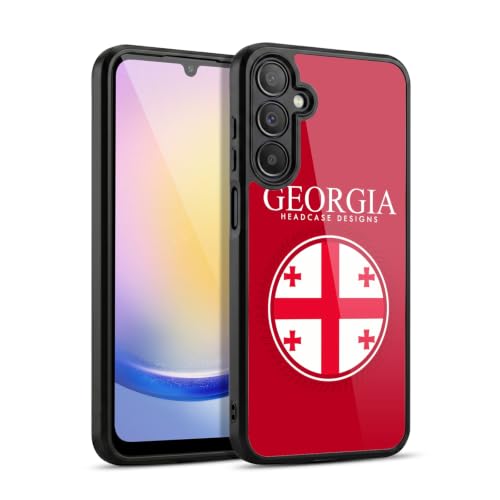 Coque Samsung Galaxy A25 5G antichoc silicone gel TPU drapeau Géorgie