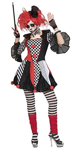 Karneval-Klamotten Horror Clown Kostüm Damen grusel Harlekin Halloween-Kostüm Horror Narr Cover