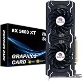 KAER AMD Radeon RX 5600 XT Graphics Card, 6GB GDDR6, 128Bit, 1750 MHz, PCI Express16 4.0×8，8pin Dual Fan Intelligent Cooling System,Gaming PC Computer Video Cards with DVI,DisplayPort,HDMI Desktop…