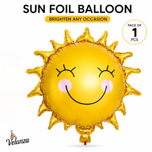 Image of Sun Foil Balloon for Kids Birthday Party Decoration | Pack of 1 Pcs