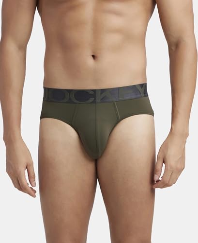 Image of Jockey IC27 Men Tactel Microfiber Elastane Stretch Solid Brief (Pack of 2)
