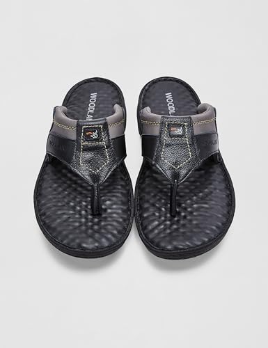 Image of Woodland Men's Leather Slippers