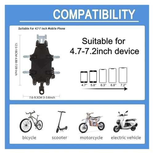 Support de téléphone pour vélo et moto Honda CB compatible fixation GPS - 3