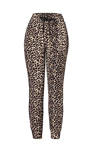 ALWAYS Women s Animal Jogger Pants - Fleeced Warm Premium Soft Sweatpants with Pockets Leopard Print 377 S